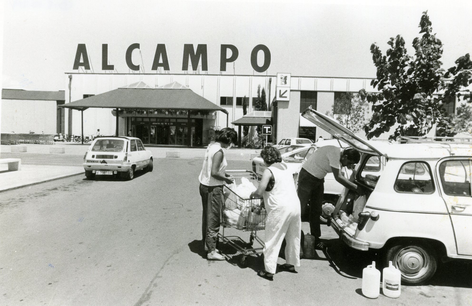 Fotos históricas de Alcampo en Castellón con ocasión de su 40 aniversario