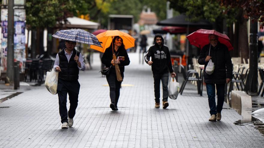Lluvia en Sant Adrià del Besòs.