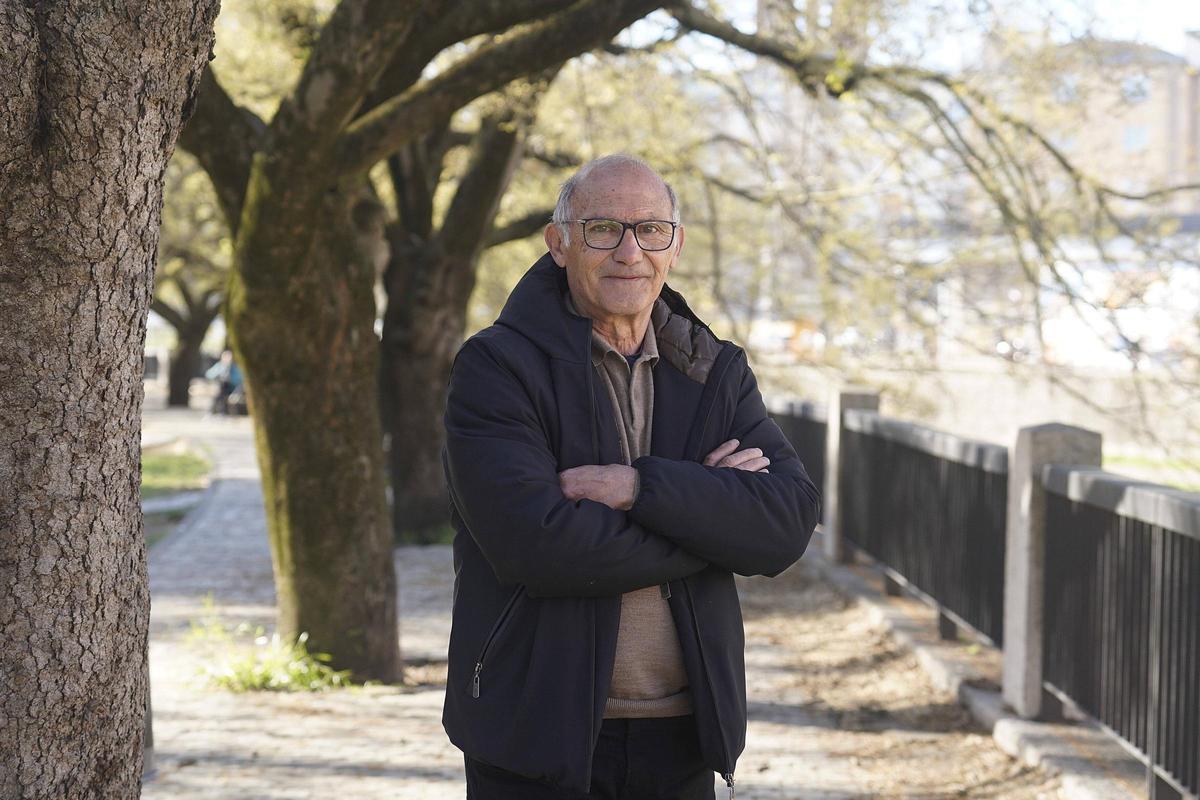 Pere Vilarrodà va fer dilluns passat 72 anys, està jubilat de carnisser i viu a Vilatenim