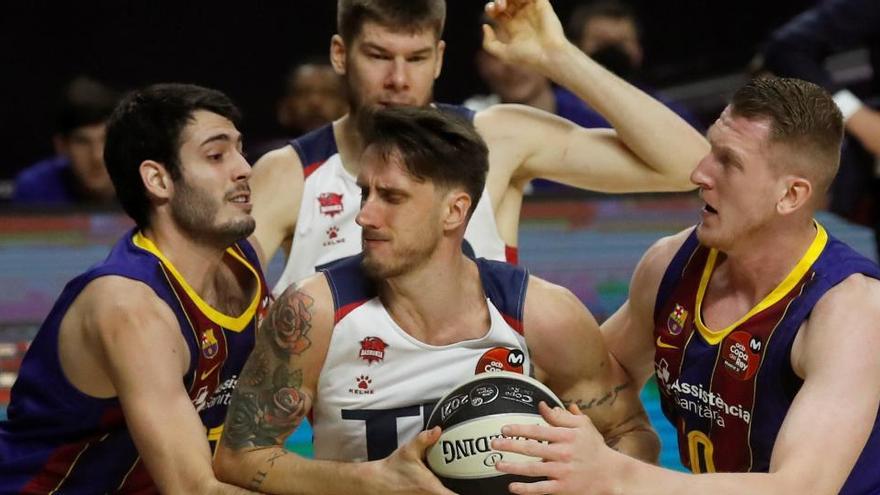 Un momento del Barcelona - Baskonia.