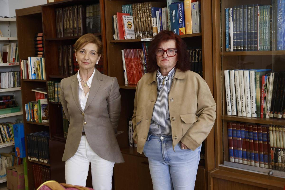 Ana Migoya, a la izquierda, y Marta Martínez, este domingo en Porceyo.