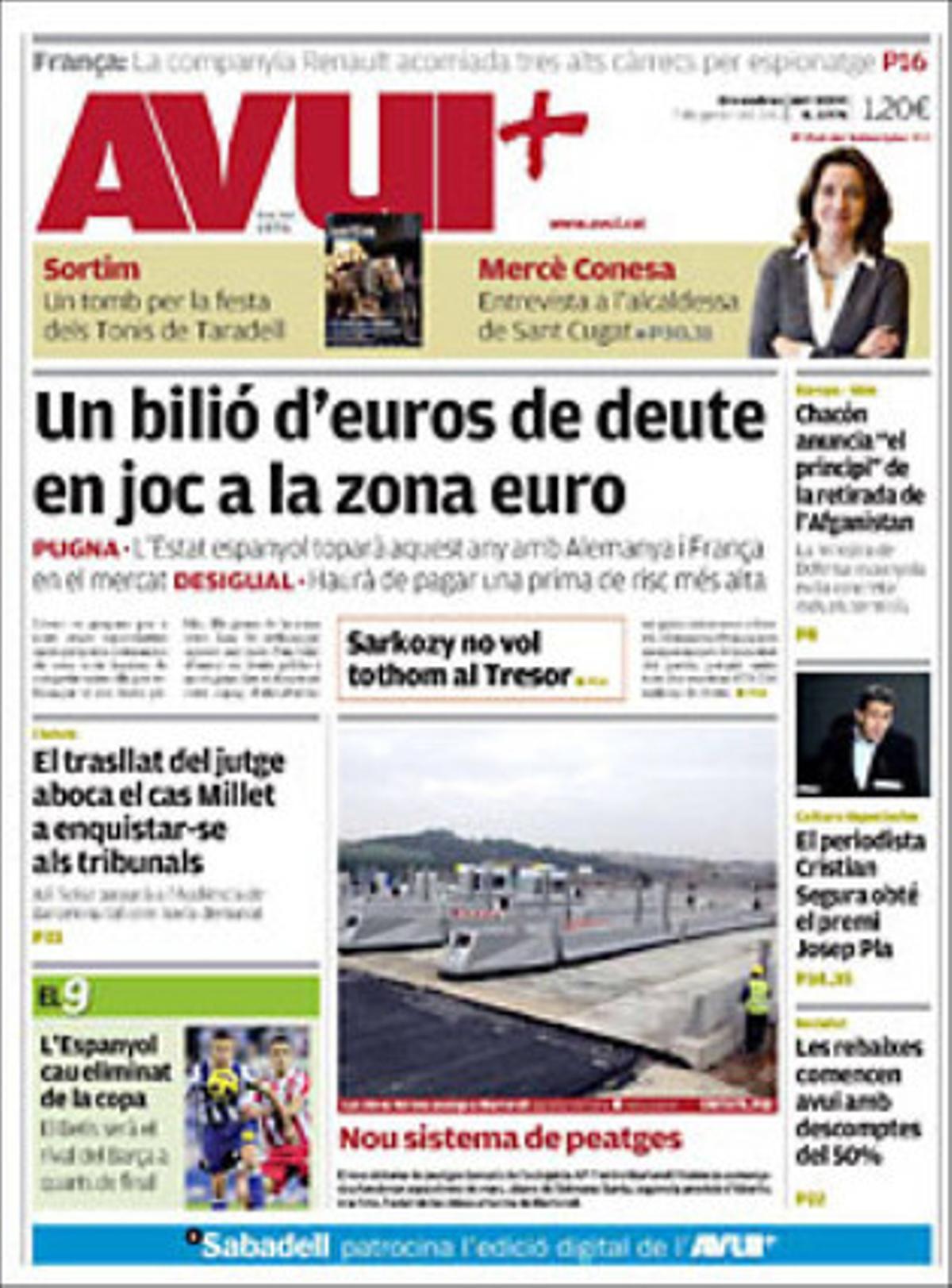 ’Avui’ dóna rellevància també al fet que, segons diverses oenagés, la indústria d’armes d’Espanya podrien haver batut el rècord d’exportació el 2010