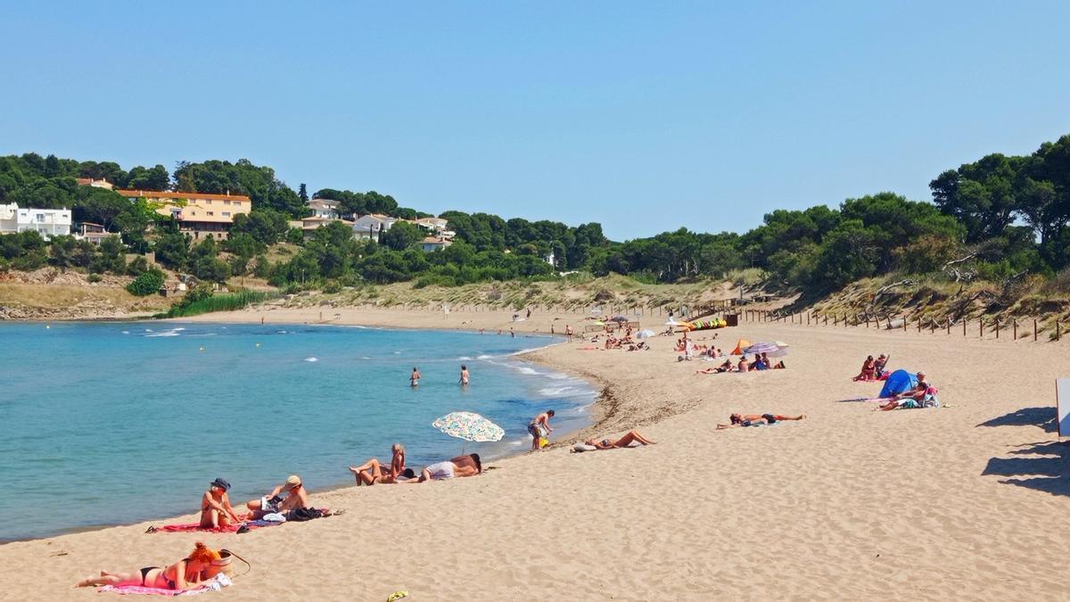 Platja del Rec del Molí a l'Escala.