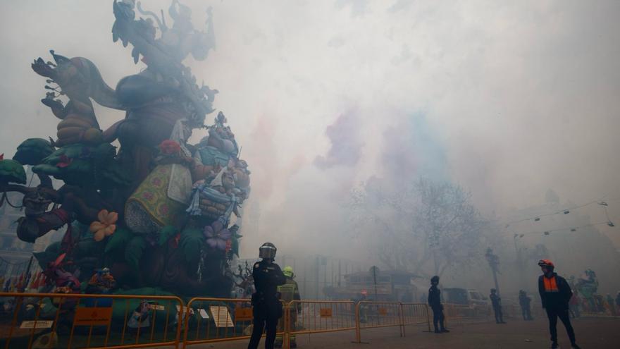 Revive la mascletà del 16 de marzo: así ha sido el disparo