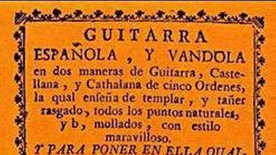 Portada del tractat que va escriure Joan Carles Amat per aprendre a tocar la guitarra