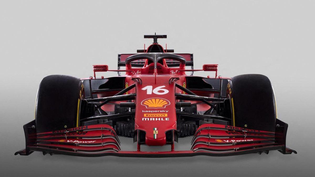 Ferrari presenta su monoplaza con toques verdes