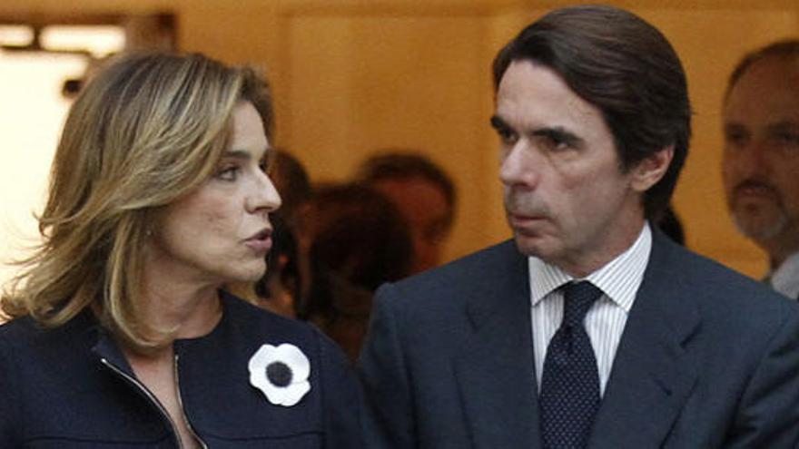 Ana Botella y José María Aznar.