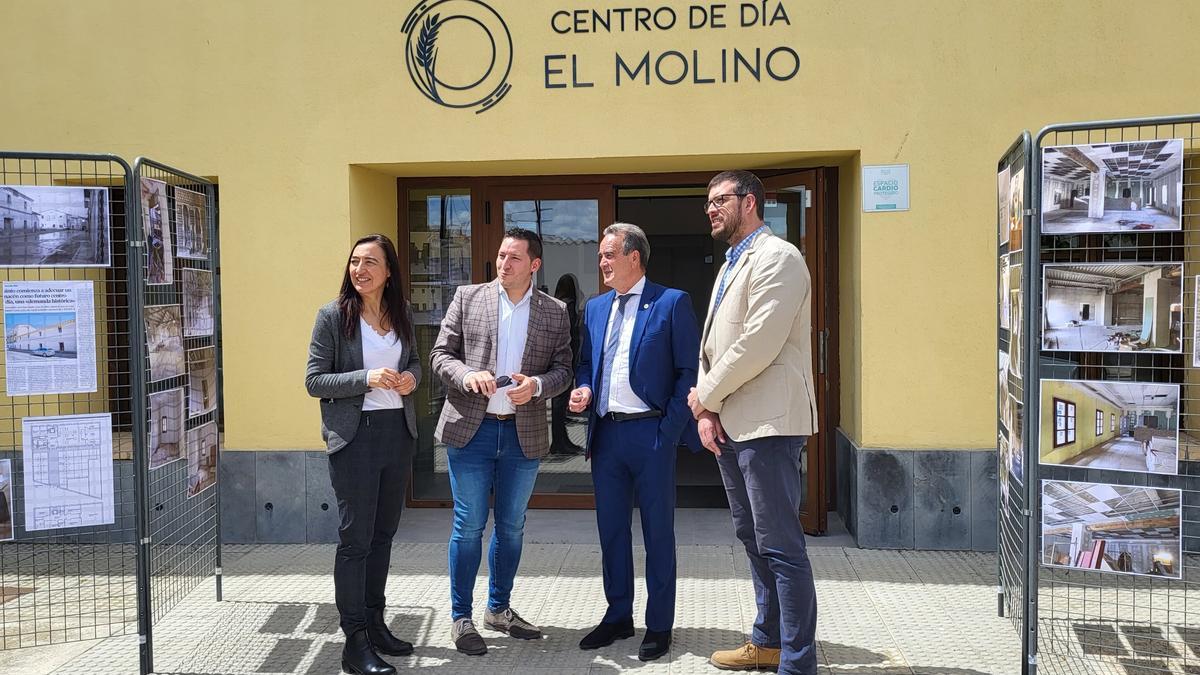 Sánchez Quero, durante su visita de este viernes a Quinto