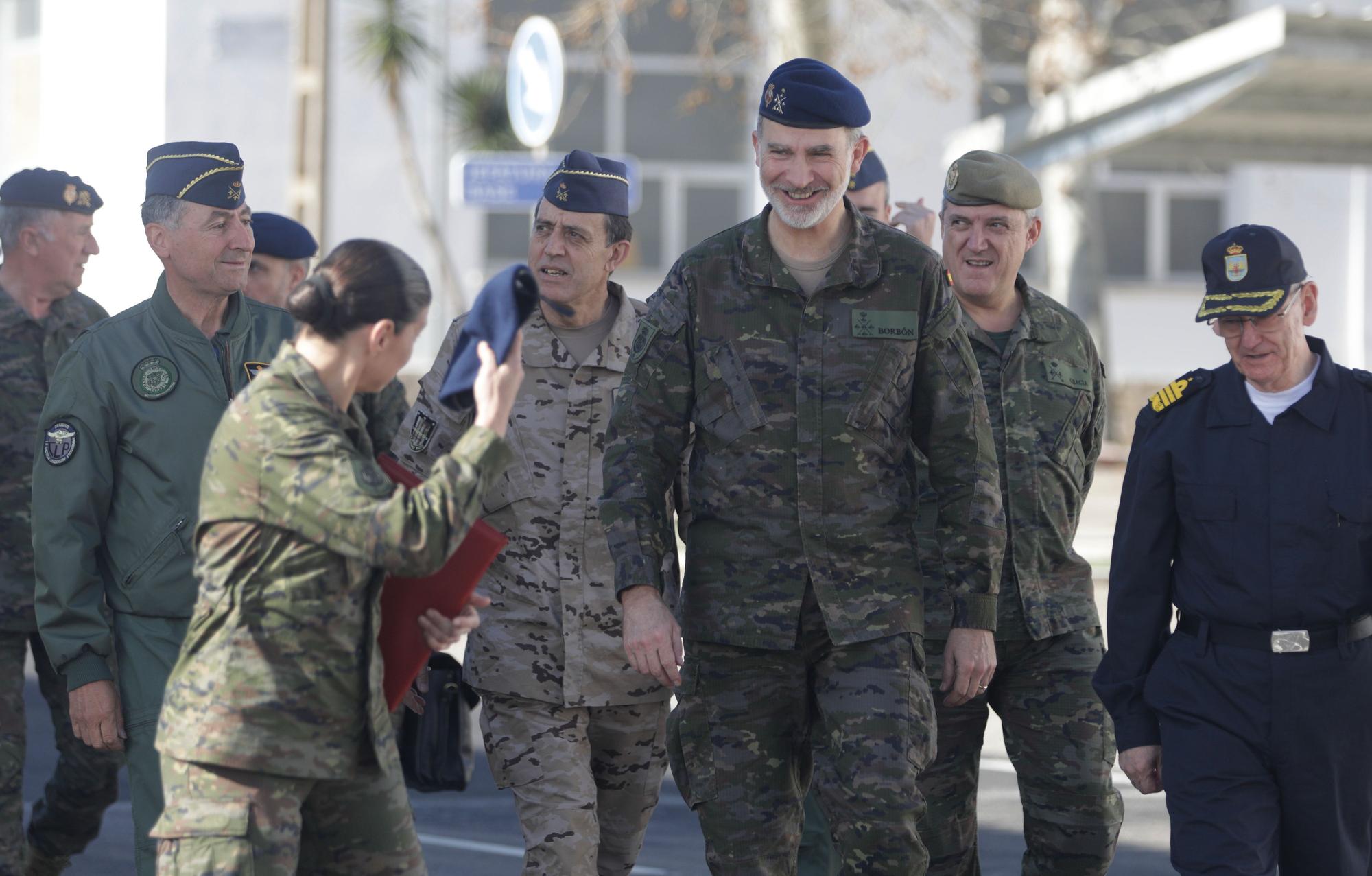 FOTOS | Rey Felipe supervisa unas prácticas militares que se celebran en Baleares