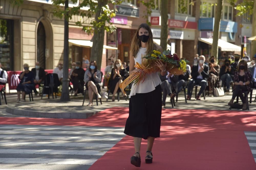 L'acte de la Diada 2020 a Manresa, en fotos