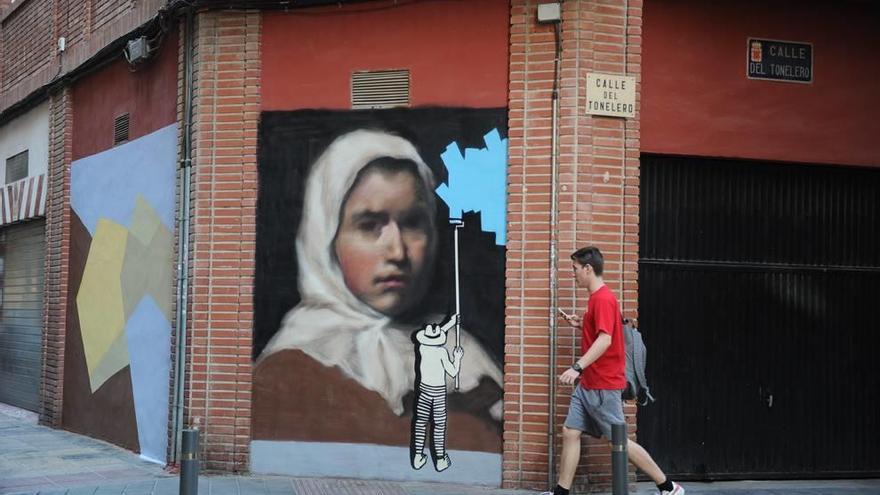 Una de las intervenciones de la Oficina se llevó a cabo en la murciana calle del Tonelero.