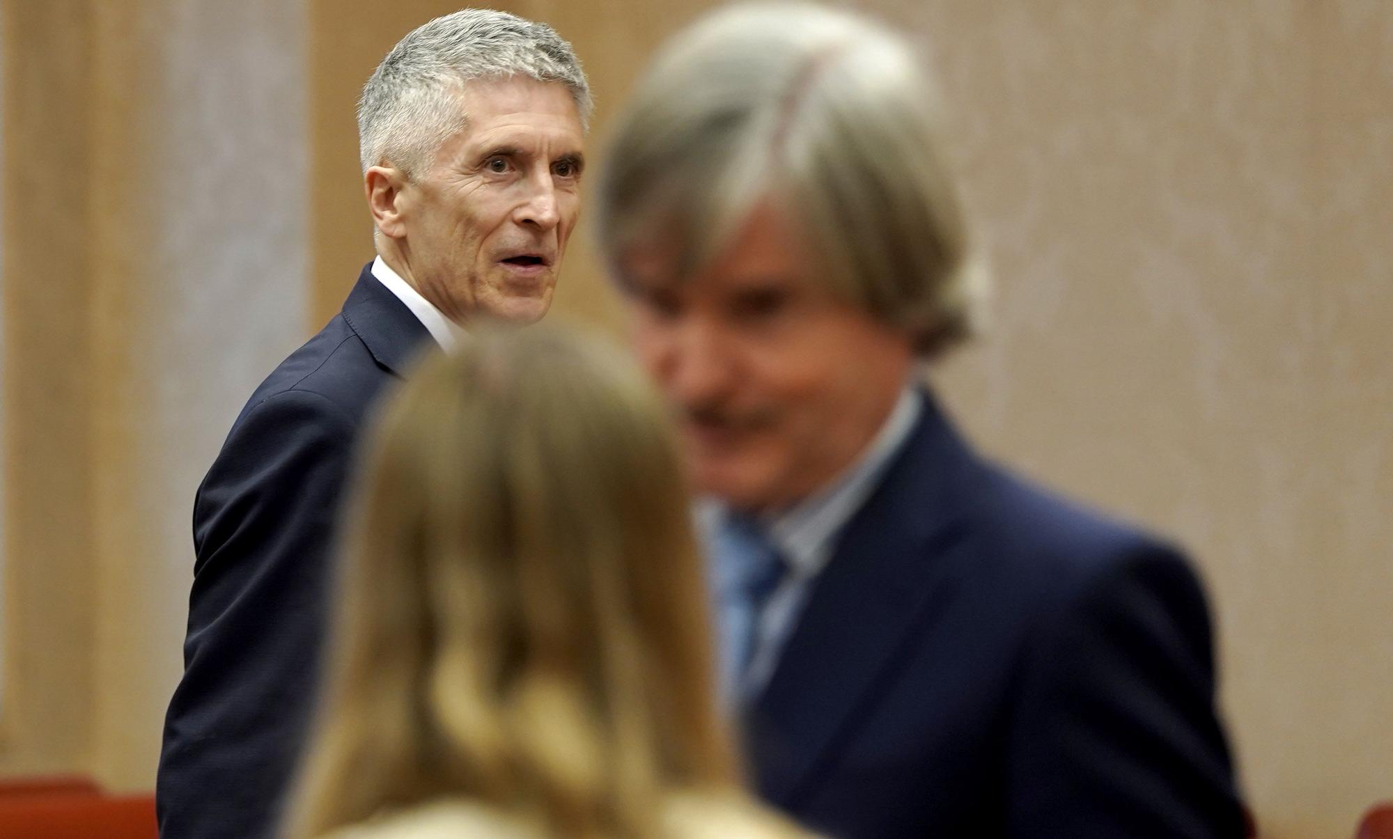 El ministro del Interior, Fernando Grande Marlaska, en el Congreso.