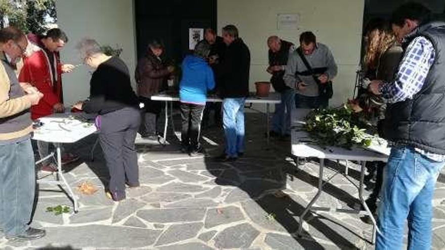 Curso de poda en el jardín botánico de O Burgo.