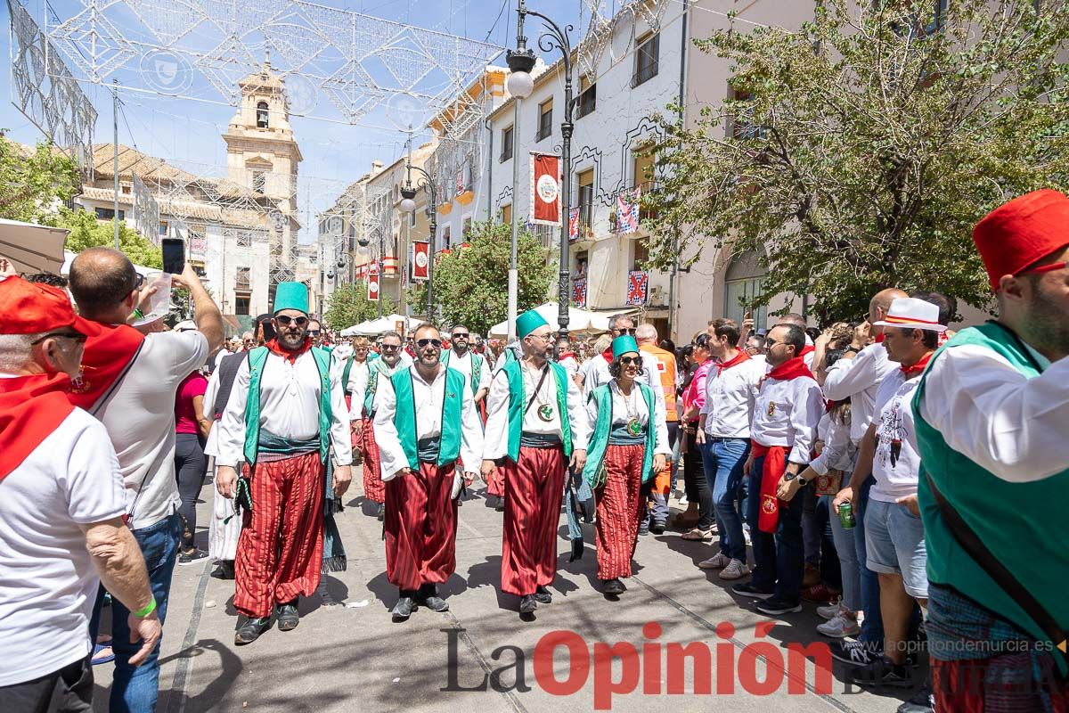 Moros y Cristianos en la mañana del dos de mayo en Caravaca