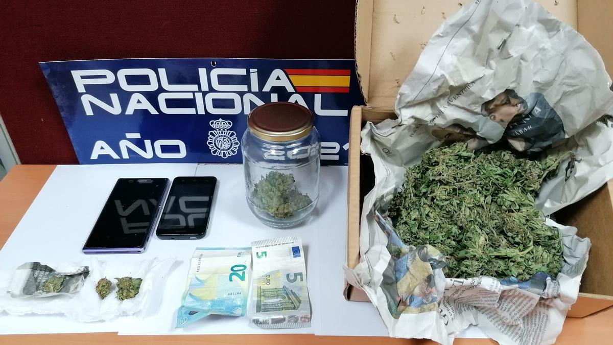 Algunas de las sustancias intervenidas