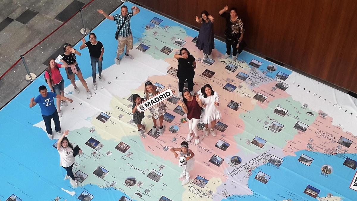 El mapa interactivo de España se instalará en Teatinos.