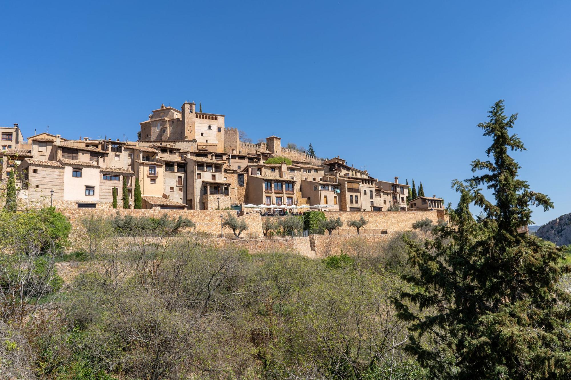 Vistas del pueblo de Alquézar