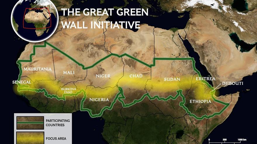Así es la Gran Muralla Verde que construye África para frenar el desierto