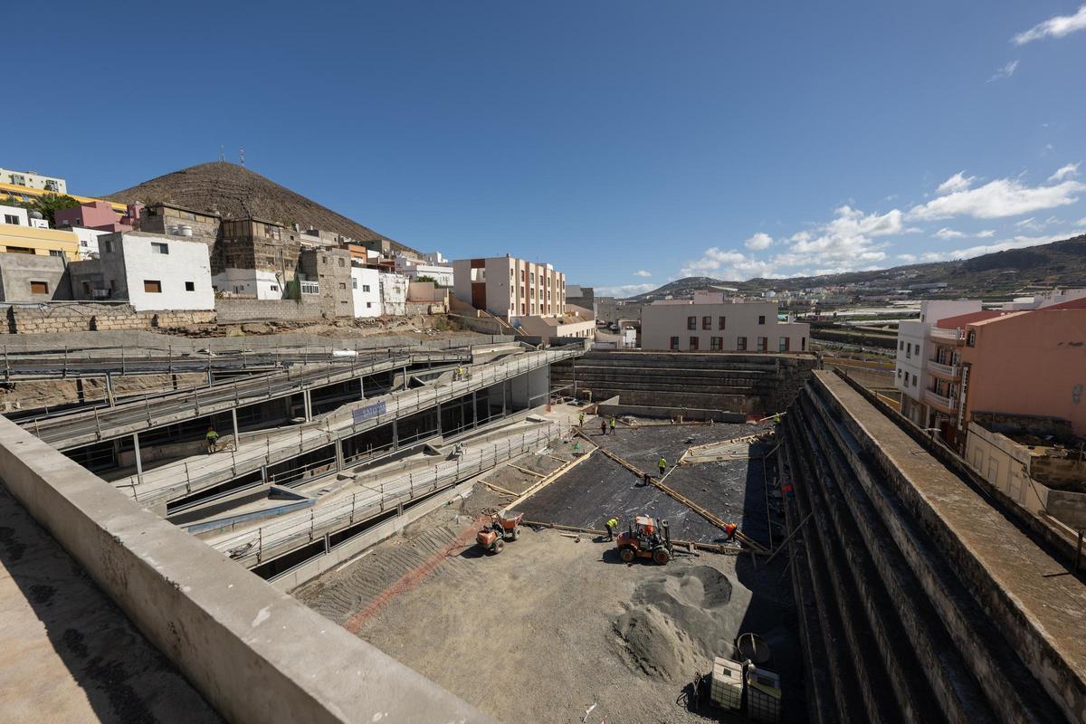 Vista del Parque Urbano de Gáldar.