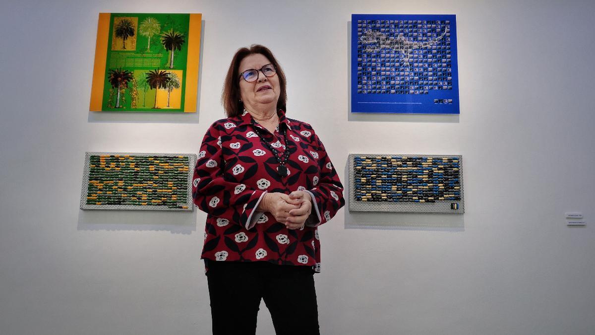 Nela Ochoa posa en el Espacio Bronzo de La Laguna.