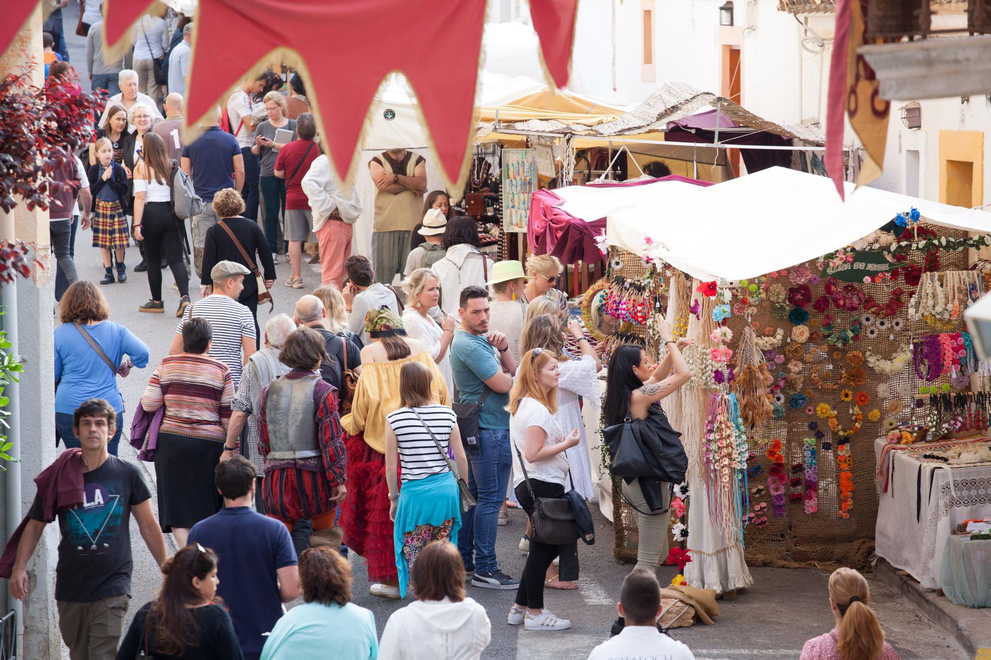 Edición de 2017 de la Feria Medieval de Ibiza.