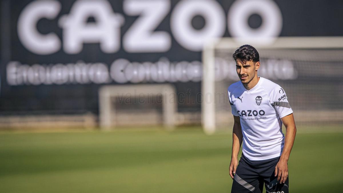 André Almeida se ha entrenado este viernes por primera vez