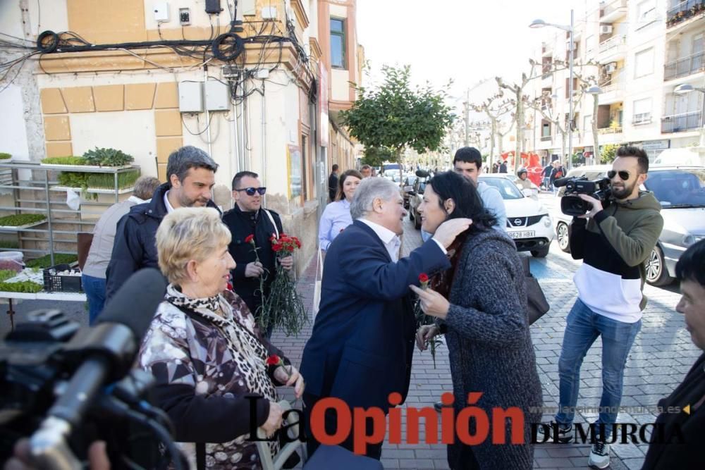 Joaquín López visita Calasparra junto al alcalde J