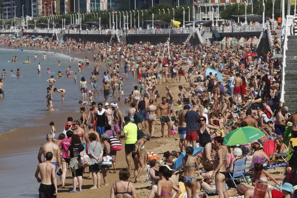 Buen tiempo en Gijón