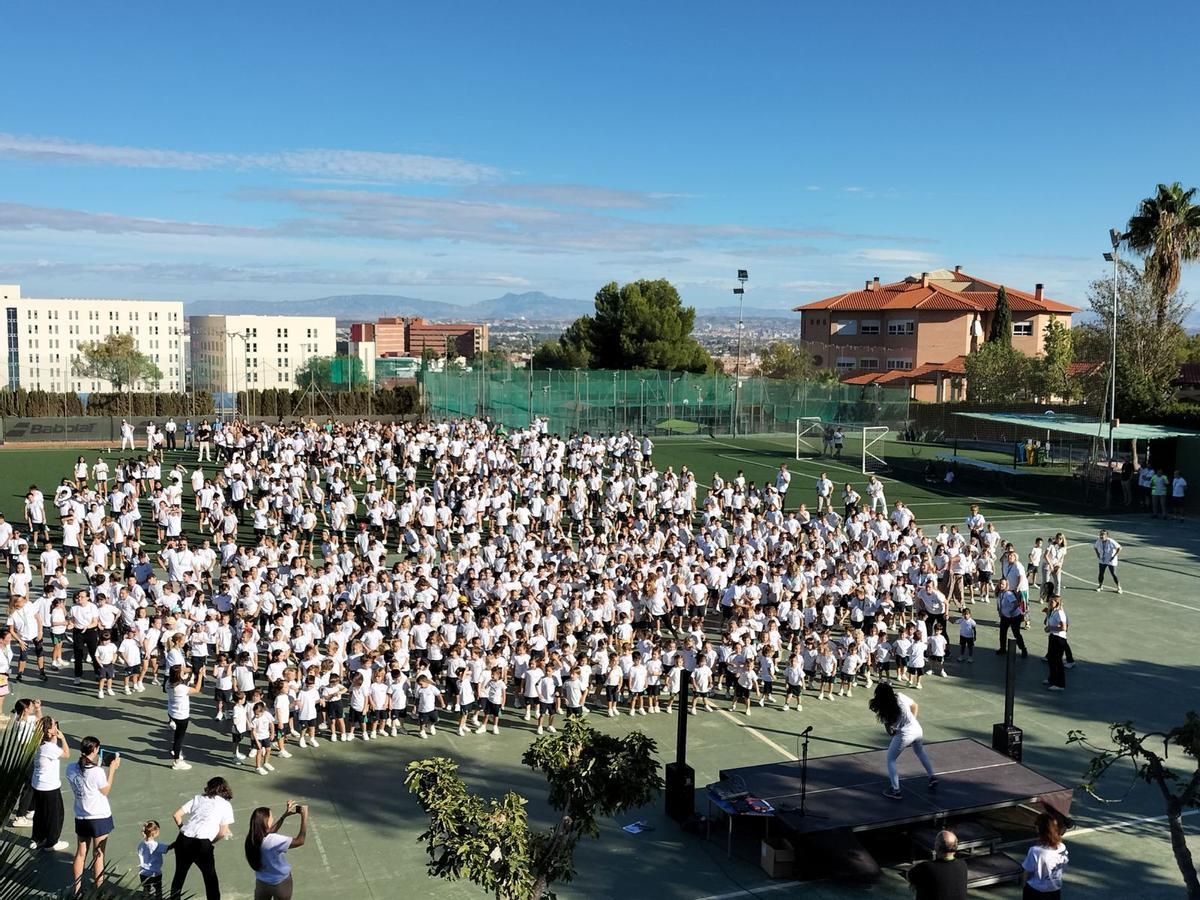 Imagen de la jornada en el centro educativo privado en Murcia