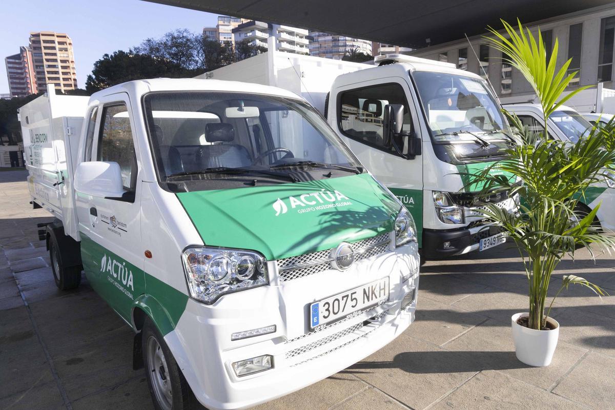 Benidorm presenta un nuevo servicio de conservación y limpieza de zonas verdes gestionado por Actúa