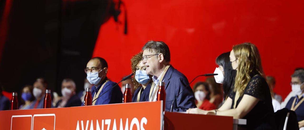 Ximo Puig, durante su intervención