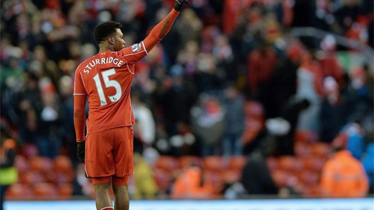 Sturridge celebrando su gol el día de su vuelta