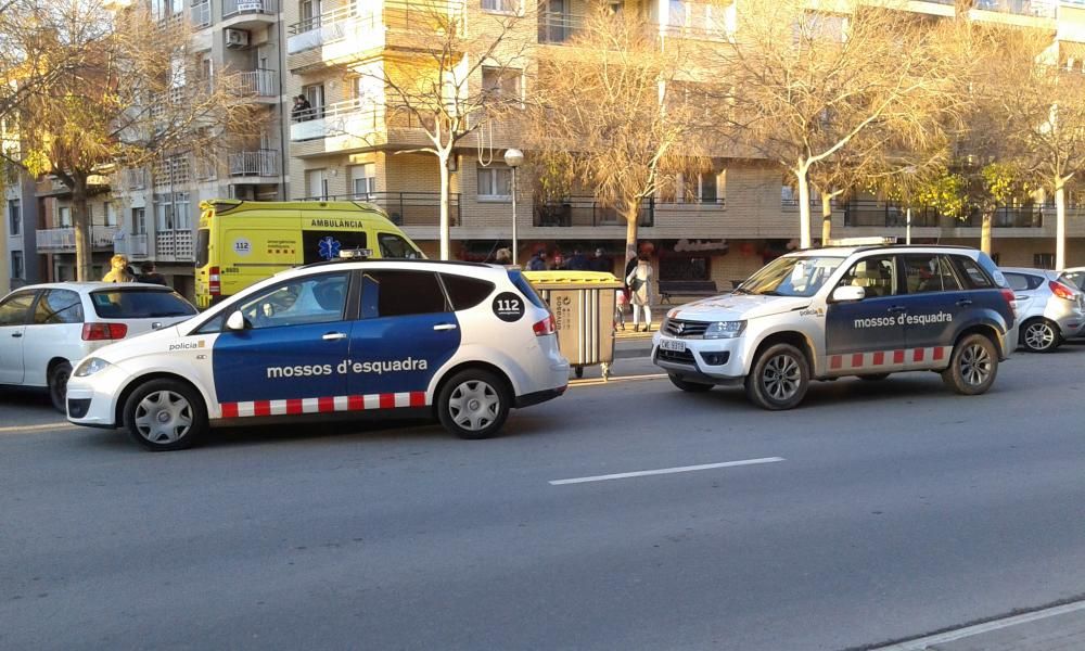 Incident a la plaça del Sol de Manresa