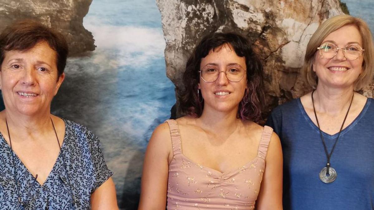 Maria Pons, Mariona Guijarro y Ricarda Vicens.