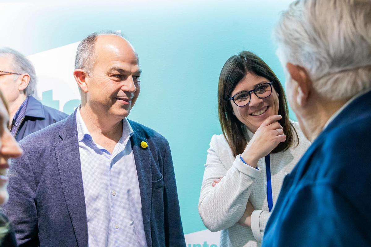 Jordi Turull i Gemma Geis aquest dimarts al vespre.