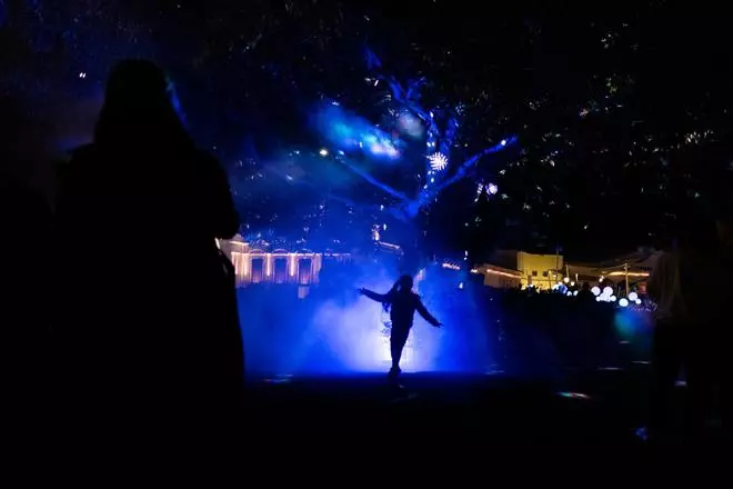 Plaza Mayor se enciende en Navidad: los Jardines Encantados de Málaga