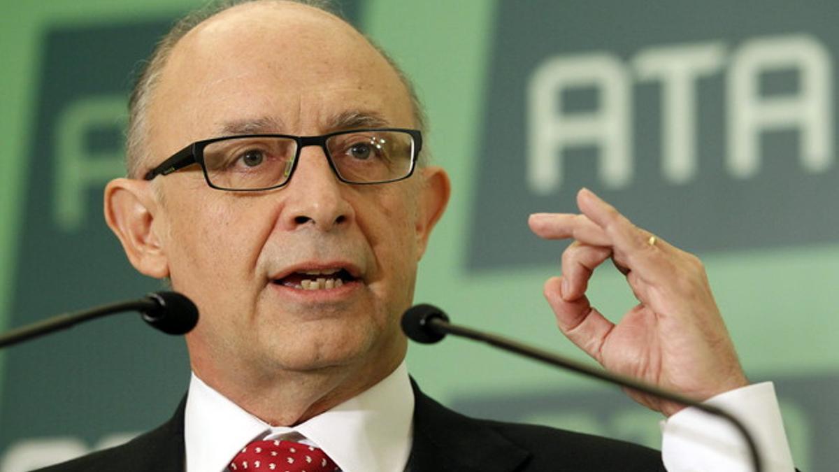 El ministro de Hacienda y Adminstraciones Públicas, Cristóbal Montoro.