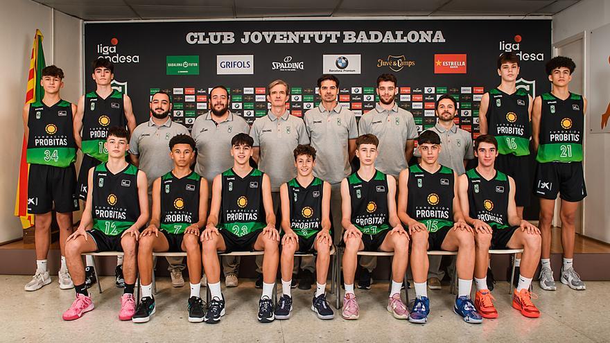 El Joventut de Badalona, que luchará por el XIX Torneig Cadet Masculí del Genovés, presenta al equipo que acudirá al evento