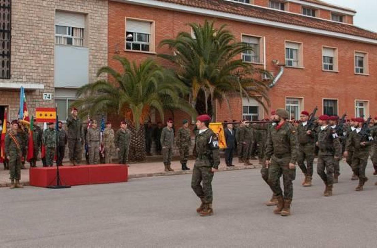 Gan Pampols se despide como militar en activo