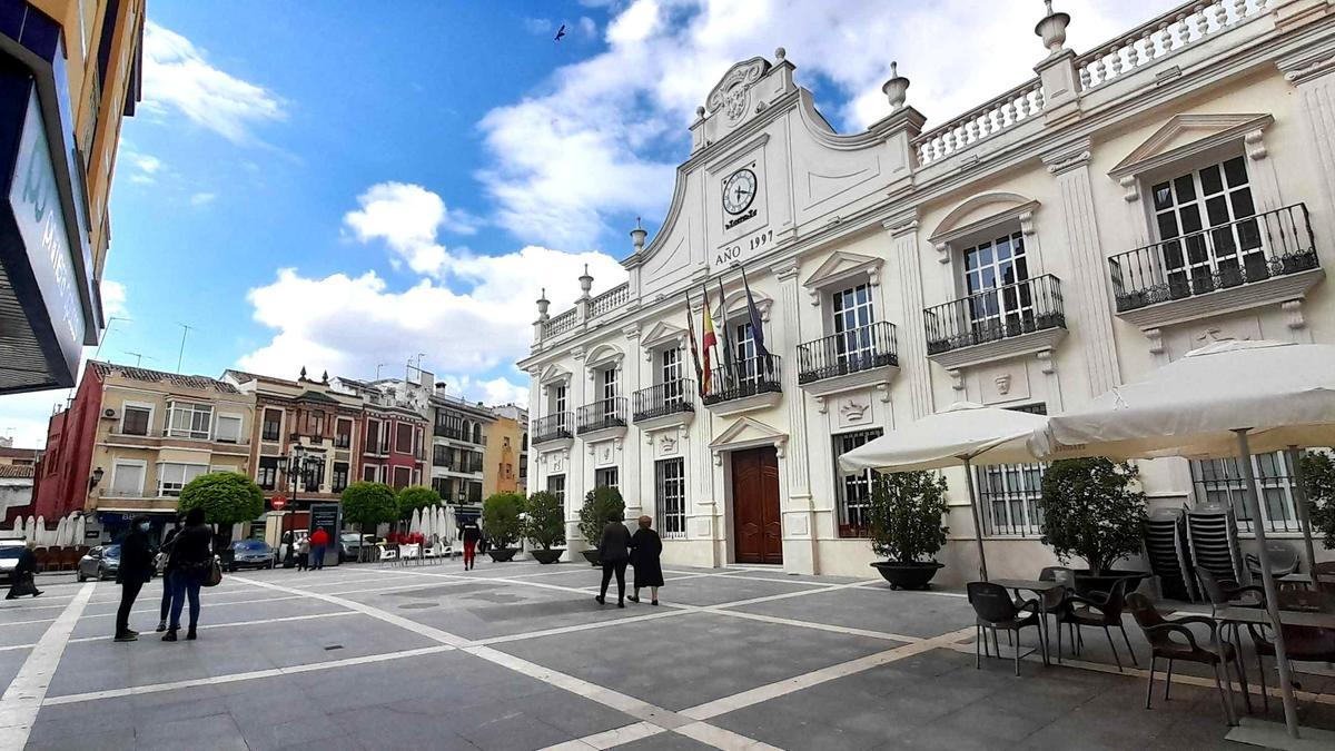 La Plaza de España en Cabra.