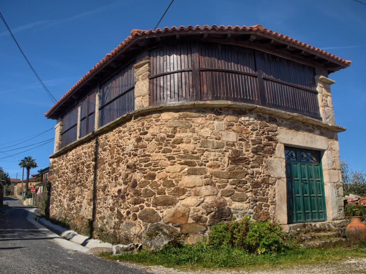 Hórrea típica de la zona.