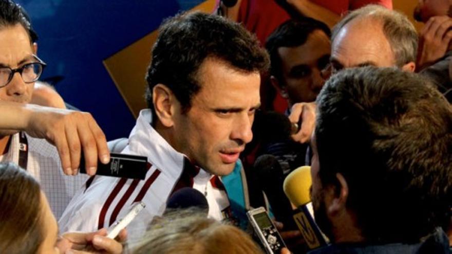 Capriles acusa a Maduro de incitar la violencia