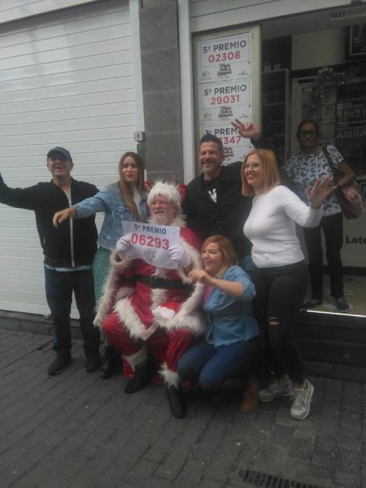 Estos son los afortunados de la Lotería Navidad en Canarias