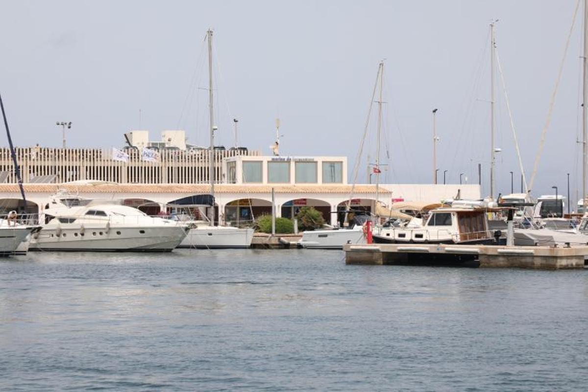 Dársena de poniente del puerto de la Savina cuando era de Marina de Formentera. | C.C.