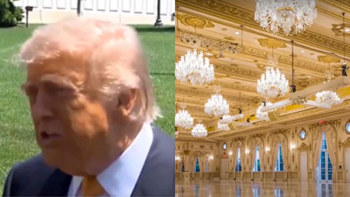Trump y su salón de baile en la Casa Blanca