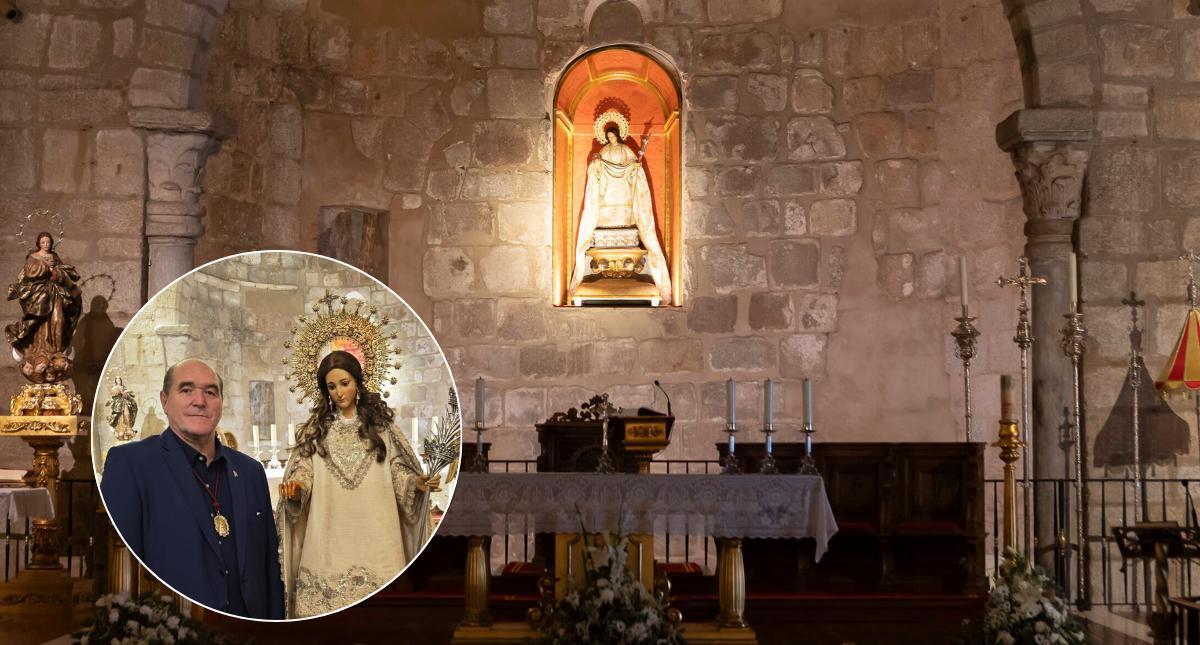 Miguel Ángel Valiente, estrechamente vinculado a la devoción a Santa Eulalia.