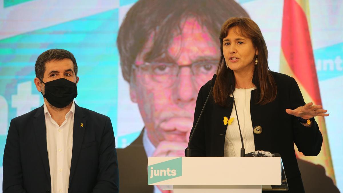 Borràs es resisteix a assumir un paper secundari respecte a Turull a Junts