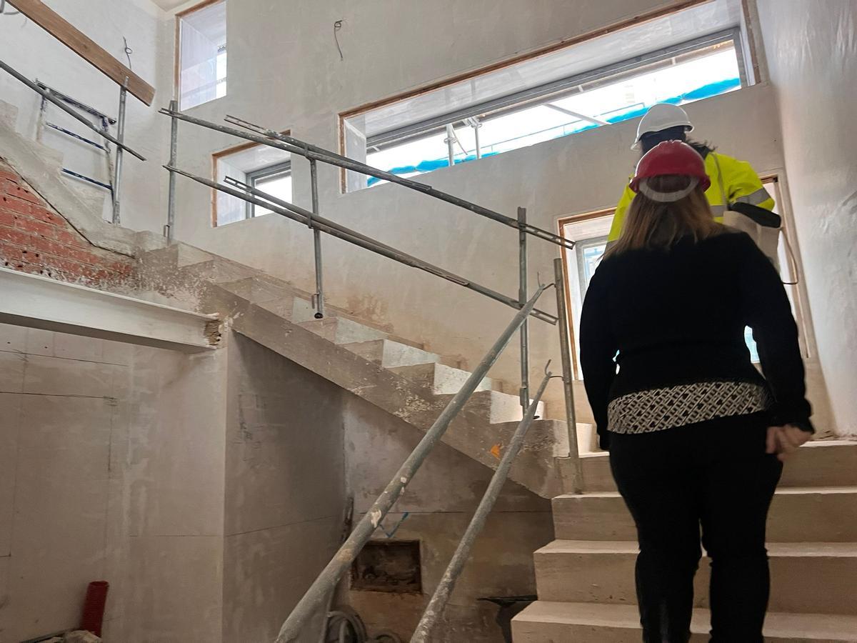 Así avanza la obra de "Los polesinos", futura escuela de 0 a 3 de La Pola