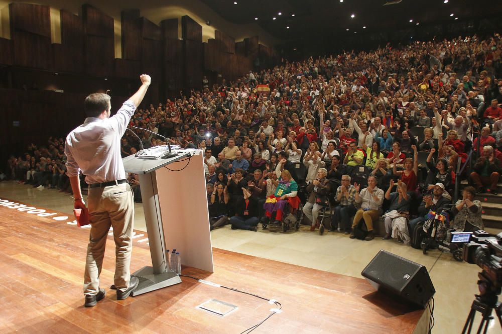 Acto de Unidas Podemos en el Palacio de Ferias de Málaga