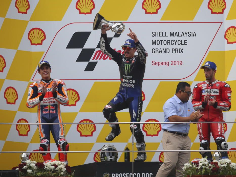 Viñales, ganador en el GP de Malasia.